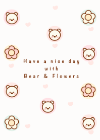 Little bear & flowers 42