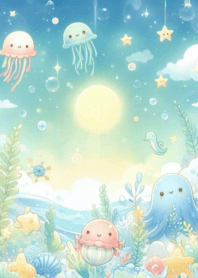 แมงกระพรุนน่ารัก สวยงาม n.4