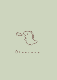 ゆるい恐竜 /ピスタチオグリーン