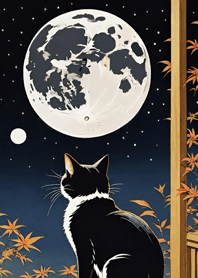 Cat under the Moon 07E22a