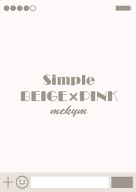 Simple[Beige+Pink]
