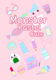 pastel monster cute