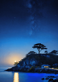 Bright Moon and Dawn D7a830