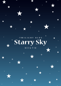 - Starry Sky Twilight Blue -