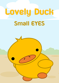 Lovely duck small eyes