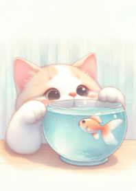Cat & Delicious Fish V.2