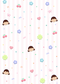 Cute girl with nature 4 (Pp)