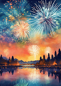 Beautiful Fireworks Theme#160