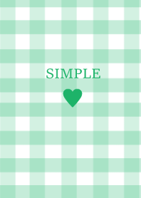 SIMPLE HEART :check green
