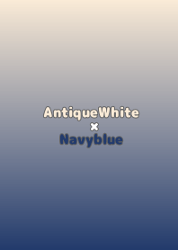 AntiqueWhite×Navyblue.TKC