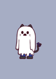 Ghost black cat(dusty colors07)