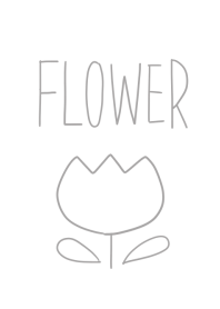 Handwriting flower