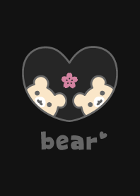 Bear Cherry blossoms [Black]