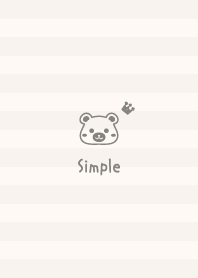 Bear Crown =Beige= Border