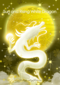 Sun and Rising White Dragon