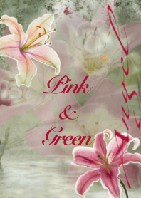 Pink&Green flowers