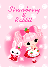 Strawberry&Rabbit-pink