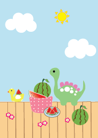 Cute Dinosaur theme v.7