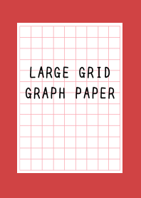 LARGE RED GRID GRAPH PAPER-RED-BEIGEj