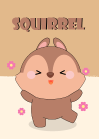 Cute Cute squirrel Theme