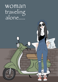 woman Traveling alone I