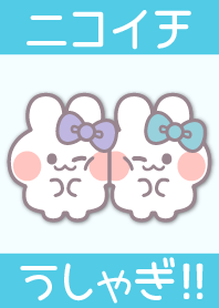 Nikoichi ushagi!!purple light blue[LB]