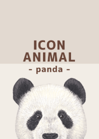 ICON ANIMAL - panda - BROWN/01[rev.]