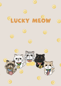 luckymeow / beige