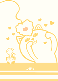 Mischievous Cat - Yellow (Be2)