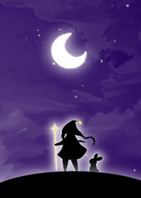 ⭐星空Mina小魔女＆兔兔 ⭐紫羅蘭