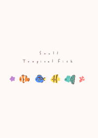 小さな熱帯魚。ライトベージュ