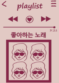 playlist music 韓国語 #burgundy pink