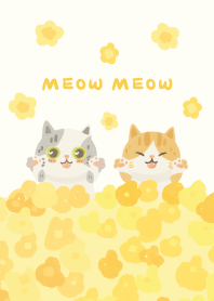 Meow meow universe yellow flower Revised