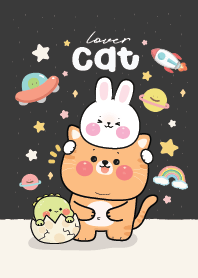 แมวส้ม & กระต่าย กาแล็กซี่สีดำ