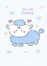Cute sheep :) (blue)