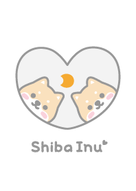 柴犬 月亮 [白色]