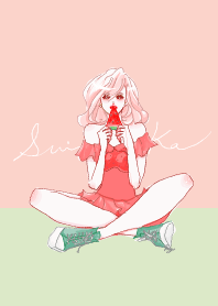 Water melon girl