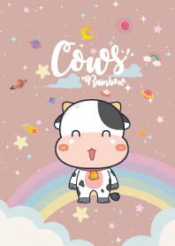 Cows Rainbow Galaxy Brown