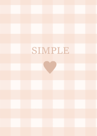 SIMPLE HEART --check shellpink