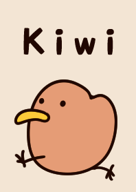 Cute kiwi bird