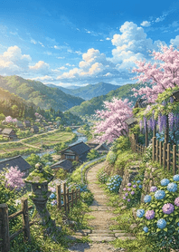 Spring Countryside Pathway