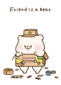 Friend is a bear(Cardboard)