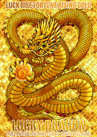 Rising gold Lucky dragon 3