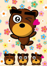 Black Eyebrows Bear 2