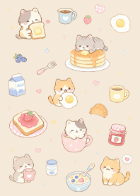 Meow and Breakfast: Simple 2 (Pp)