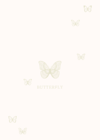 BUTTERFLY - pastel yellow