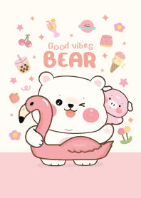 Bear good vibes : pink