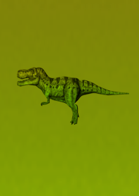 Green Simple Dinosaur