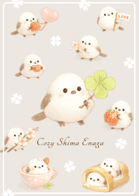 beige shimaenaga - A heartwarming day.