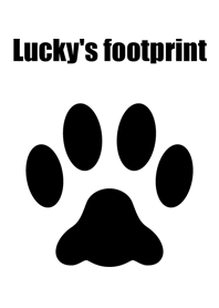 Lucky's footprint